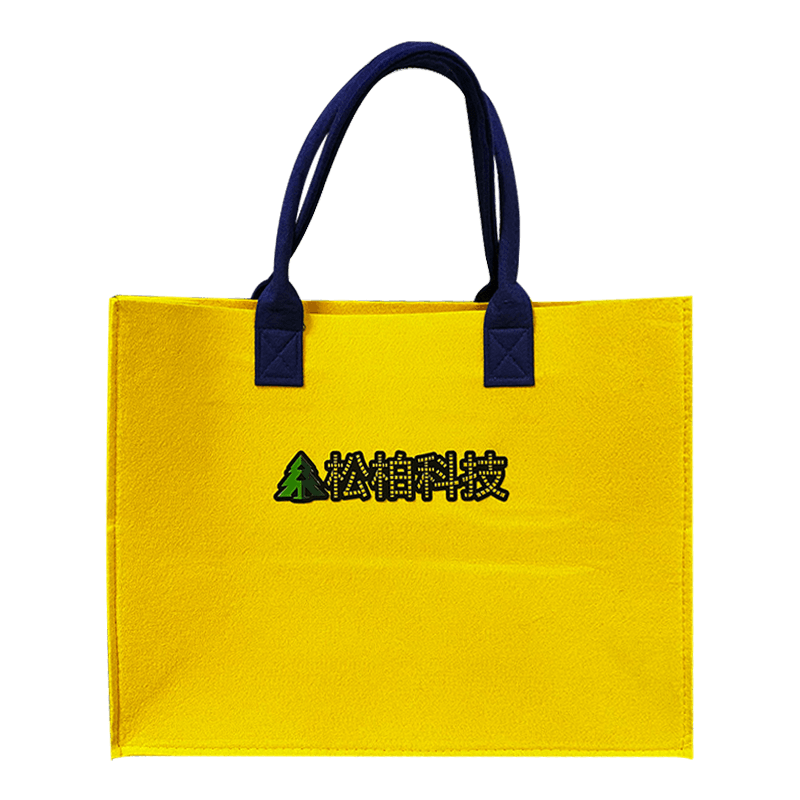 Felt Handbag na may Label ng Heat-Transfer